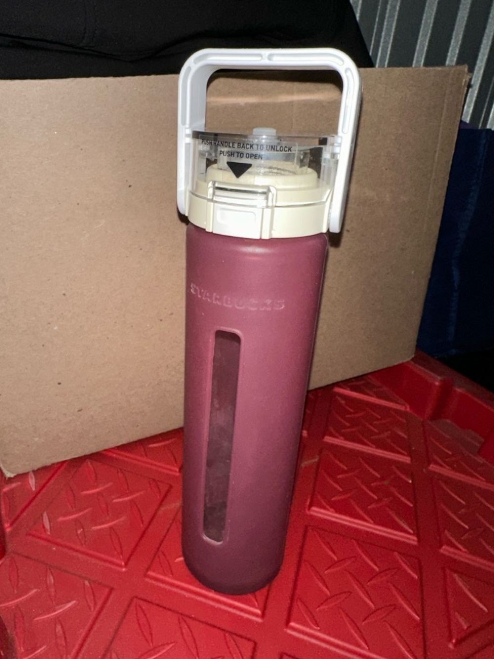 Vintage Starbucks Portable Water Bottle - Rose Mauve